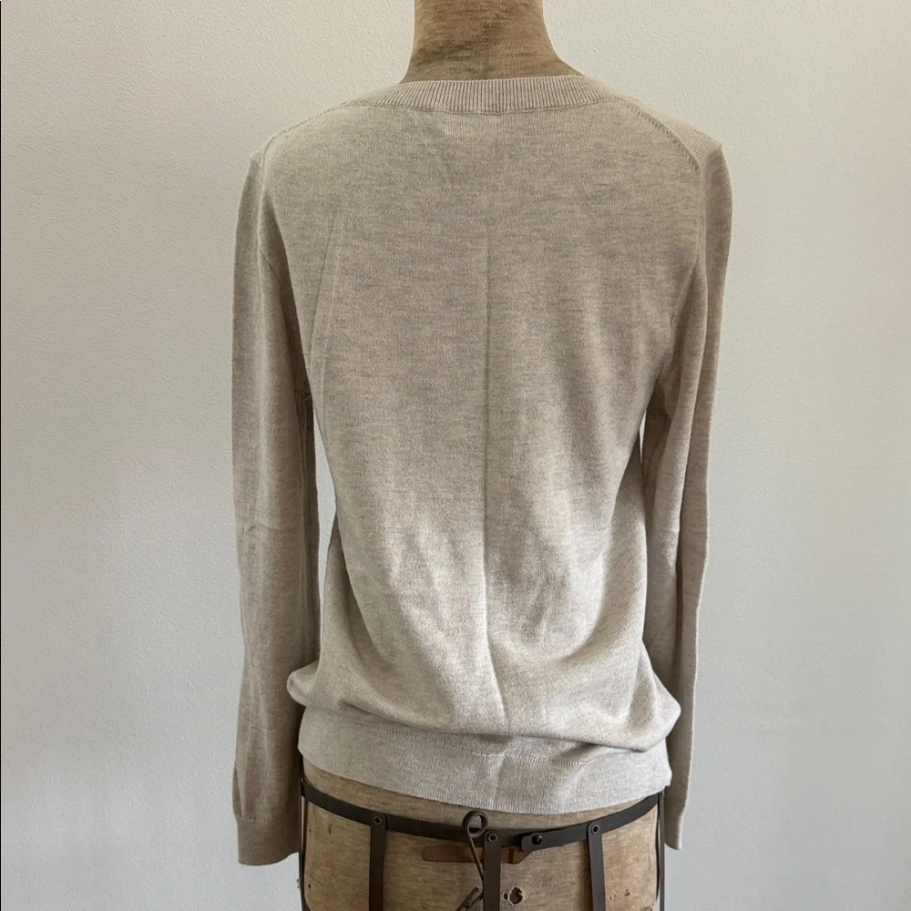 J. Crew Polar Bear Hug Wool Blend Crewneck Sweater- Size Small